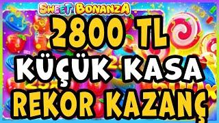 SWEET BONANZA KÜÇÜK KASA | 2800 TL KASAYLA REKOR ÖDEME SLOT OYUNLARI TAKTİK VURGUN 