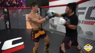 Brandon Spencer Sparring with Hugo Salasar