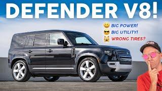 Does a Pavement Focused Defender Make Sense? 2025 Land Rover Defender 110 V8 Review!