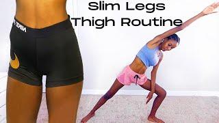 Stretches for Thighs & Slim Legs 10 Min  Routine