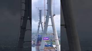 How are the Pillars of the Bridges built in rivers and seas #shorts