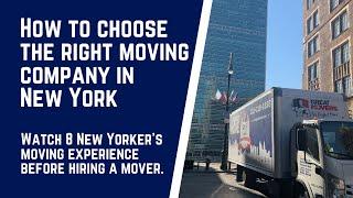 How to choose the right moving company in New York | Check Out Moving Experience Before hiring mover