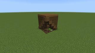 How To Build A 5x5 Survival House  In Minecraft Tutorial 641