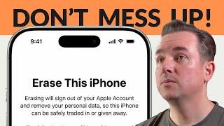 The RIGHT Way to Erase Your iPhone!