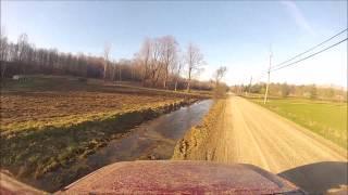 Field Car Water Crossing