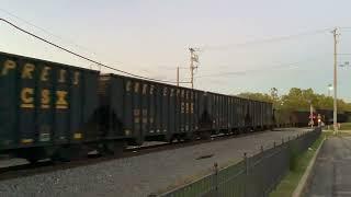 Coke express empties on CSX nice lady engineer