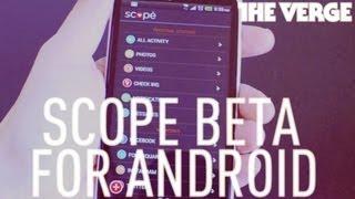 Scope Beta for Android