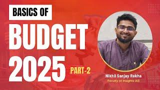 NIKHIL SIR PART 2BASICS OF BUDGET 2025 | PART-2 | Nikhil Sanjay Rekha | Insights IAS