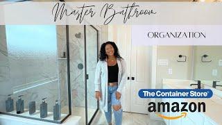 Bathroom Organization | The Container Store | Amazon | Small Space Storage Ideas | DeClutter With Me