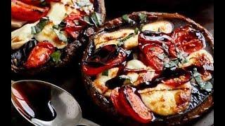 Caprese Stuffed Garlic Butter Portobellos