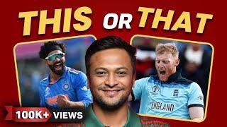 This or That ft. Shakib Al Hasan | Virat Kohli or Babar Azam | Mohammad Rizwan