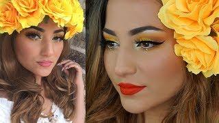 Yellow Festival Make-Up Look (2 lipstick Options) | Jessica A.M. Kalil