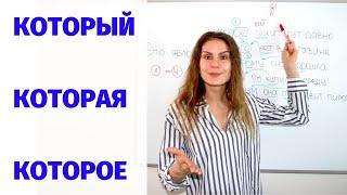 Урок 1. КОТОРЫЙ, КОТОРАЯ, КОТОРОЕ во всех падежах || Слово КОТОРЫЙ