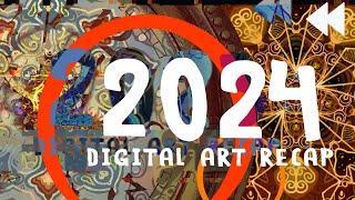 My 2024 Digital Art Recap