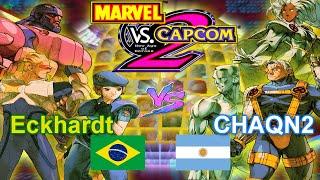 Marvel vs Capcom 2: New Age of Heroes - Eckhardt vs CHAQN2