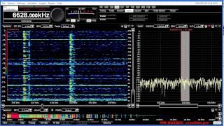 6628 KHZ Santa Maria MWARA HF Air Traffic Control Winradio Excalibur Pro