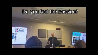 Mark Grabowski was visiting Purdue's classroom and sharing his insights