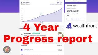 Wealthfront 4 year investment & Cash account update and Review