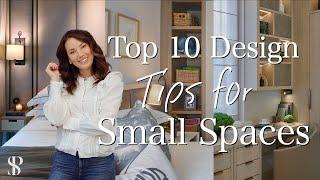 TOP 10 INTERIOR DESIGN TIPS FOR SMALL ROOMS | BEHIND THE DESIGN