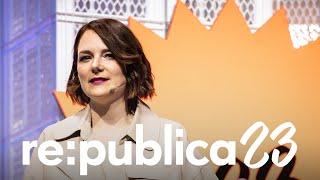 re:publica 2023: Mareice Kaiser – Warum nicht jede*r Haftbefehl werden kann