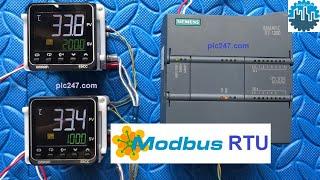 S7 1200 "Modbus RTU" Omron E5CC Tutorial