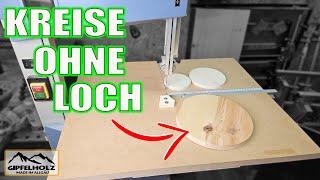 WITHOUT HOLE - Perfect circles on the band saw - Circle cutting device 2.0 for the band saw