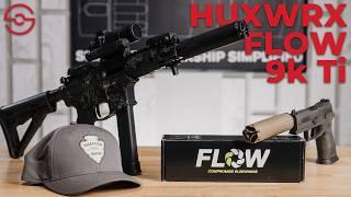 HUXWRX FLOW 9k Ti - Versatile Flow Through 9mm Pistol Suppressor