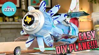 Easy DIY Coke Can Airplane!