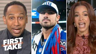 FIRST TAKE | Giants organization the DAMN! - Stephen A. defends Elle Duncan mocking QB Daniel Jones