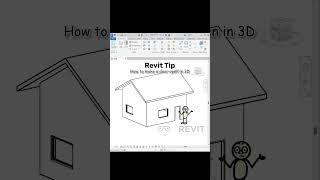 Revit Tips - How to open a door in 3D  #revittraining #revitmodelling #revit #3dmodeling #revittips
