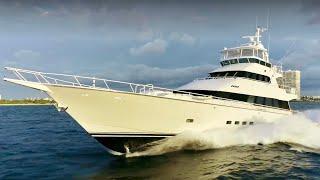 $4 Million Superyacht Tour : 1990 Hakvoort Sports Fisher