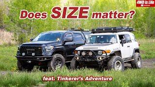 Toyota Tundra vs FJ Cruiser - Off-road Comparison