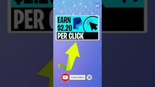 How To Get Paid To Click On Websites [$2.20 Per Click] #Shorts