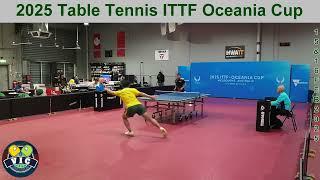 Nicholas Lum (AUS) vs Alfred Dela Pena (NZL)  Match  2025 Table Tennis ITTF Oceania Cup
