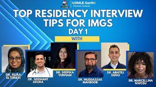 Top Residency Interview Tips for IMGs | Residency Match | Mock Interviews & Common Questions | Day 1