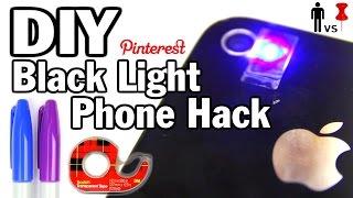 DIY Black Light Phone Hack - Man Vs. Pin #32