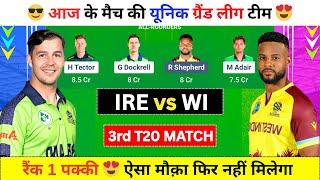 Ireland vs West Indies 2nd T20 Preview 2025 |Top Picks |