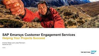 SAP Emarsys Customer Engagement Services