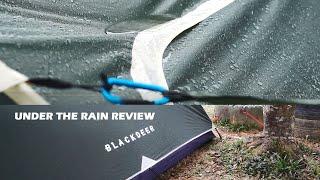 BLACKDEER UPDATE REVIEW I CAMPING UNDER THE RAIN I COOKING KOREAN RICE CAKE