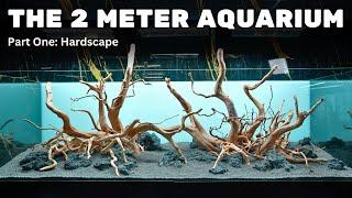 BUILDING A 2 METER AQUASCAPE! Part One: Hardscape