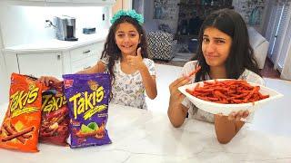 Hot Chips challenge with Hadil and Heidi