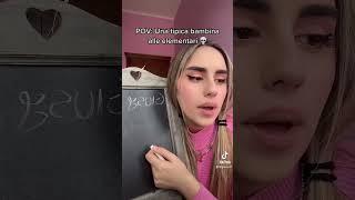 Una tipica bambina alle elementari || Tiktok Giusy.df #shorts