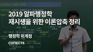 [숨마투스] 2019 알파행정학 재시생을 위한 이론압축 정리_행정학 위계점