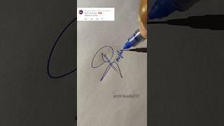 How to make a sign letter P? #Prisha signature style