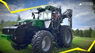 Kotschenreuther Forsttraktor KESLA Harvesterkopf, Krpan Rückewagen kombinierten Käferholzeinschlag