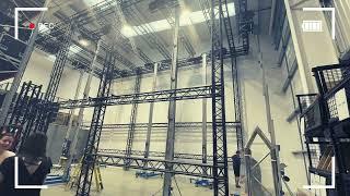 The build, part one - Rigging! Our new demo facility in High Wycombe.