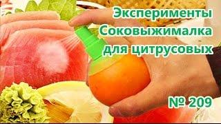 Эксперименты. Соковыжималка для цитрусовых / Experiments. Citrus № 209