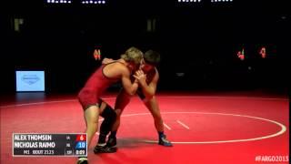 120 f, Nicholas Raimo, New Jersey vs Alex Thomsen, Iowa