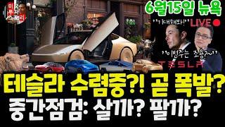 이스라엘 이란 중동 전쟁속 테슬라만 혼자 날까? 수렴후 곧 폭발? 중간점검: 살까? 팔까? 기관 공매도 흐름, 목표주가, 적정주가, 일론과 트럼프, 공유택시 $tsla #tesla