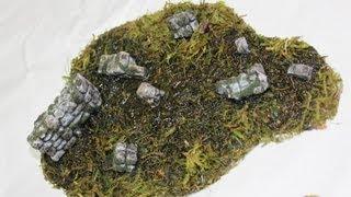 How to make easy swamp terrain for table top war games
